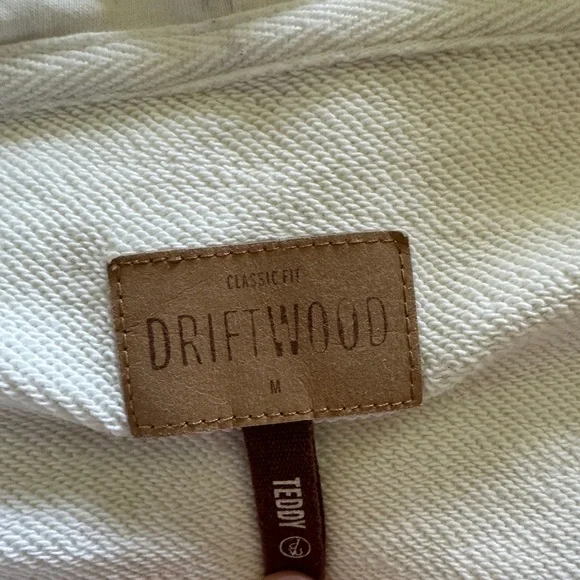 Driftwood Embroidered Teddy Zip-up Hoodie - Picture 5 of 5